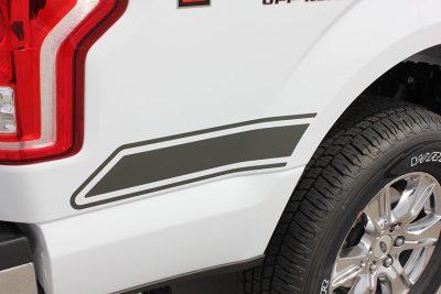 full side decal for ford f150 closeup