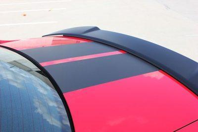 wide double stripe dodge charger kit 2015 on a red car